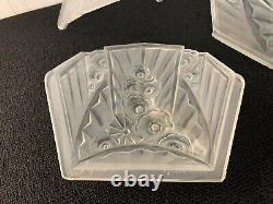 4 tiles signed J. Robert Art Deco (price for one tile)