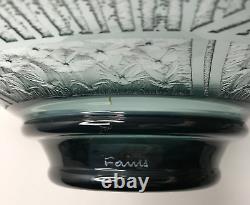 ART DECO FRUIT BOWL signed FAIUS vintage antique dish