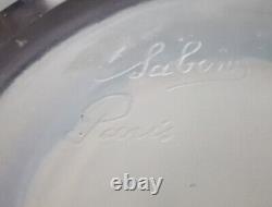 ART DECO VASE signed SABINO 1930 OPALESCENT THE DANCE in the spirit of LALIQUE or ETLING