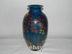 Ancien Grand Vase Art Deco Emile Simonod Glazed Ceramics Savoie Signed Sispa