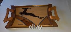 Ancient Art Nouveau/Art Deco Tray. Signed