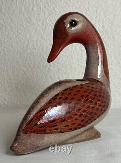 Ancient art deco Zoomorphic ceramic sculpture signed by Georges Cassin