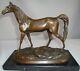 Animalier Style Art Deco Style Art Nouveau Solid Bronze Horse Sculpture Statue