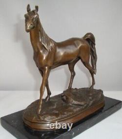 Animalier Style Art Deco Style Art Nouveau Solid Bronze Horse Sculpture Statue