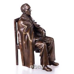 Antique Bronze Sculpture in Harry S. Truman Style Art Deco