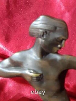 Archer By Berjean P, Art Deco, Modernist Bronze Statue, Sculpture