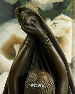 Art Deco Belly Dancer by Chiparus Bronze Sculpture Signed Art Figurine Large