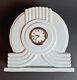 Art Deco Blue Celadon Ceramic Clock France Signed And Numbered