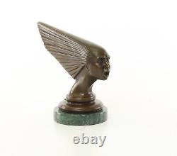 Art Deco Bronze Car Mascot Sculpture Spirit of the Wind