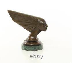 Art Deco Bronze Car Mascot Sculpture Spirit of the Wind