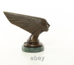 Art Deco Bronze Car Mascot Sculpture Spirit of the Wind