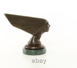 Art Deco Bronze Car Mascot Sculpture Spirit of the Wind