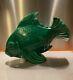 Art Deco Ceramic, Signed, Large Fish, Year 1930, Widely Imitated, Beware.