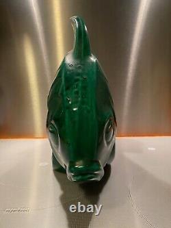 Art Deco Ceramic, signed, large fish, year 1930, widely imitated, beware.