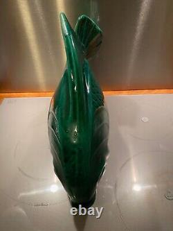 Art Deco Ceramic, signed, large fish, year 1930, widely imitated, beware.