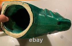 Art Deco Ceramic, signed, large fish, year 1930, widely imitated, beware.