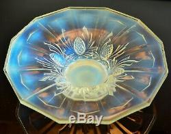 Art Deco Grand Cup Freestanding Glass Mold Opalescent Cesari France Sign