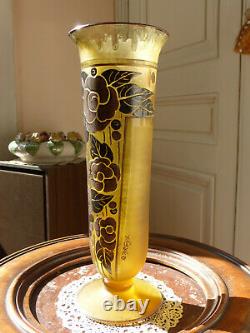 Art Deco Large Vase Signed By Argyl