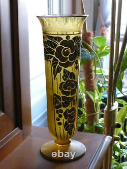 Art Deco Large Vase Signed By Argyl