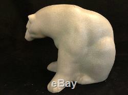 Art Deco Old Cracked Bear Around 1930 Antique French Bear Not Signed