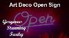 Art Deco Open Sign Funky Sign And It Is Great Addition To Your Room Buy Now