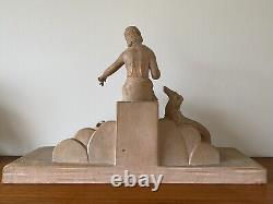 Art Deco Sculpture Signed MOLINS