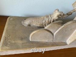 Art Deco Sculpture Signed MOLINS