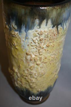 Art Deco Style Sandstone Vase Signed By Guérin