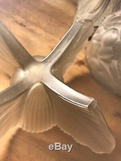 Art Deco Vase Pierre Davesn Circa 1930 Model Butterfly Signed