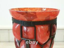 Art Deco Vase Signed Lorrain Glassware By Belle Étoile Daum & Cie Ref 876