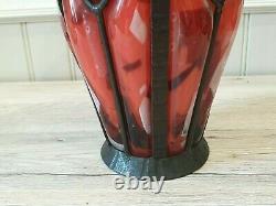 Art Deco Vase Signed Lorrain Glassware By Belle Étoile Daum & Cie Ref 876