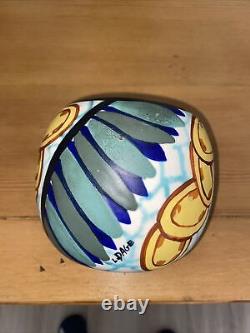 Art Deco Vase, signed L. Dage, ceramic, 1920. Louis Dage