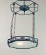 Art Deco Wrought Iron Chandelier Signed Charles Piguet