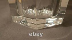 Art Deco crystal vase signed Baccarat France model Edith height 18 cm