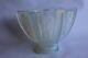 Art Deco Opalescent Glass Vase Signed Cesari Glassware (31273)