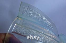 Art Deco opalescent glass vase signed CESARI glassware (31273)