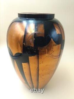 Art Deco period vase signed OBERT