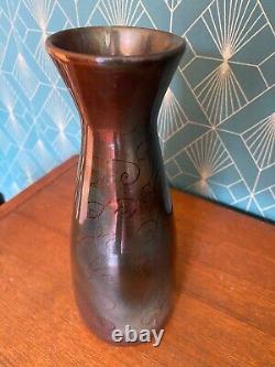 Art Deco signed vase, Joseph Milazzo, Vallauris ceramic, from the 1900s