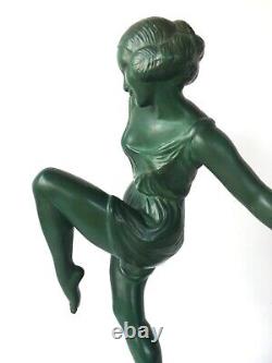 Art Deco statue signed FAYRAL (Pierre le Faguays) from Max le Verrier workshops