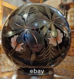 Art Glass by HERMAN MICHEL signed HEM Vase Art Deco period 1930s-1940s