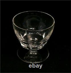 Baccarat, Art Deco, 8 Water Glasses, 8.5 Cm, Signed, Intact, Cut Crystal