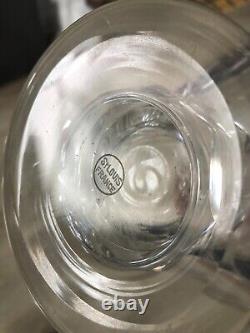 Beautiful Art Deco Crystal Carafe signed Saint Louis