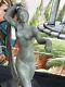 Beautiful And Ancient Art Deco Bronze Sculpture With Green Patina Unsigned