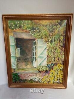 Beautiful oil on canvas framed by Jean Marc GAYRAUD 1988 AKOUN