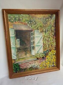 Beautiful oil on canvas framed by Jean Marc GAYRAUD 1988 AKOUN