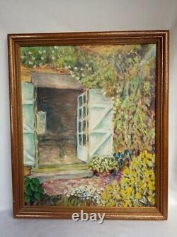 Beautiful oil on canvas framed by Jean Marc GAYRAUD 1988 AKOUN