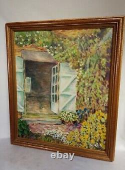 Beautiful oil on canvas framed by Jean Marc GAYRAUD 1988 AKOUN