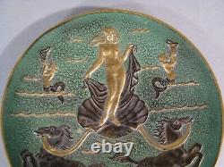 Birth Of Venus Cup Bronze Style Art Deco Signed Le Faguays