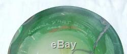 Blown Glass Vase With Decoration Of Inclusions Signed J. P. Mateus Art Glass Decoration