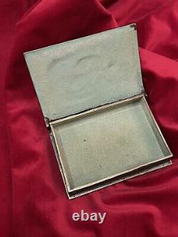 Bronze Box Signed Max Glass Box Book Trompe L'oeil Book Secret